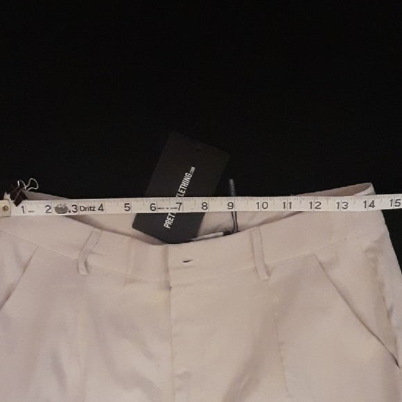 Women's White Cargo Pants - Picture 3 of 8